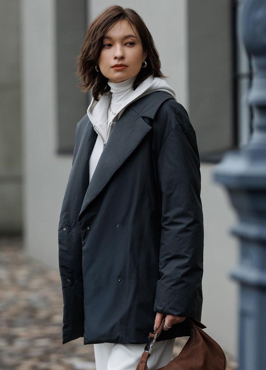 定番ADS西裝領羽絨大衣